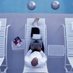 Poolside at the Beat Hotel. Photograph by Michael Childers.