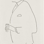 William Gaddis, self-portrait.