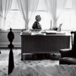 Eudora Welty at home.