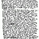 A manuscript page from The Long March, which was published in 1953.