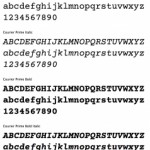 Courier Font Is Improved, and Other News