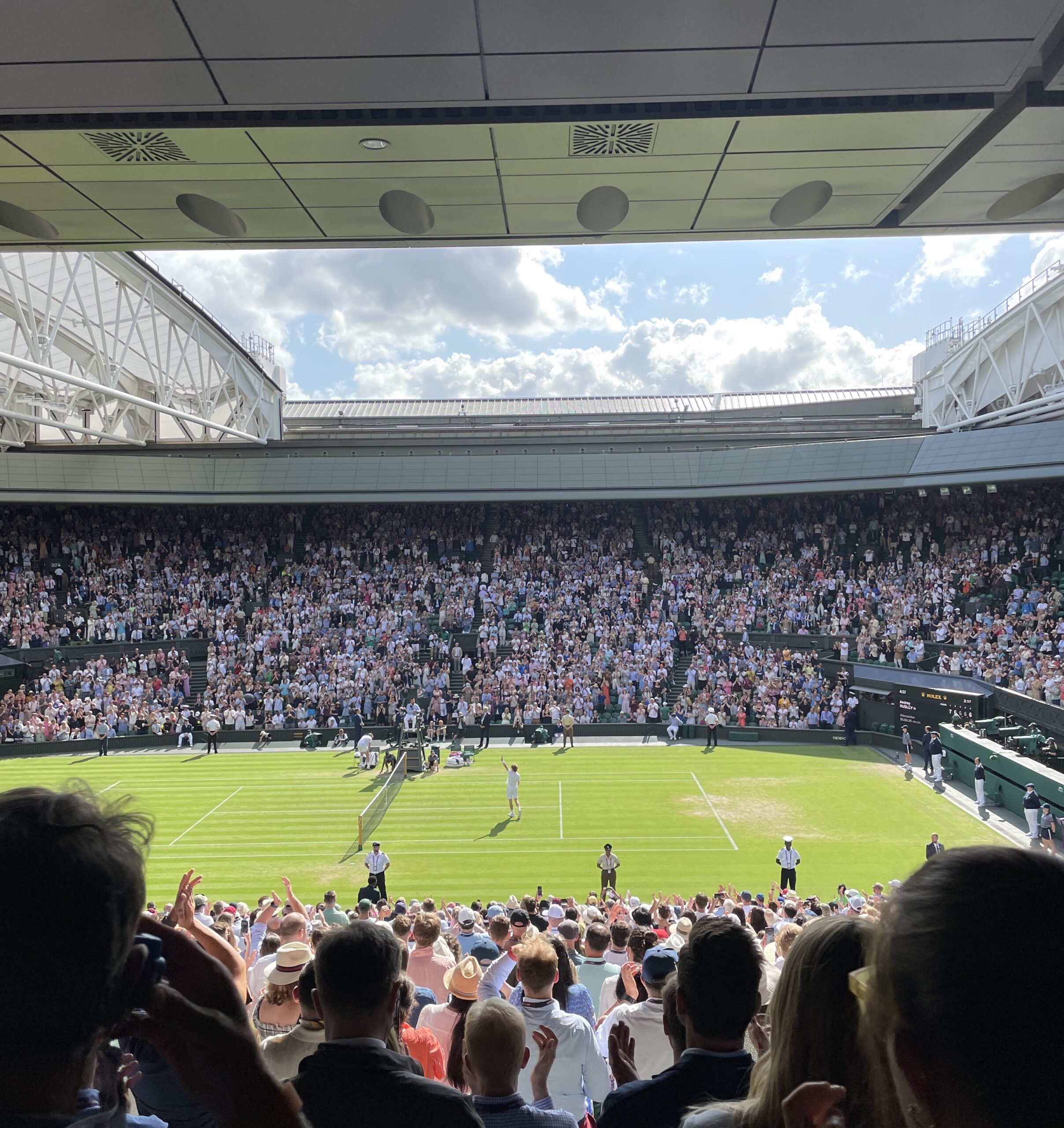 “Strawberries in Pimm’s”: Fourth Round at Wimbledon