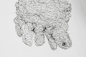 Untitled (The right foot), detail