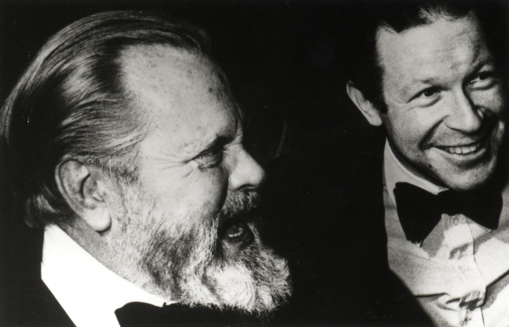 Henry Jaglom and Orson Welles. Courtesy of Rainbow Films 