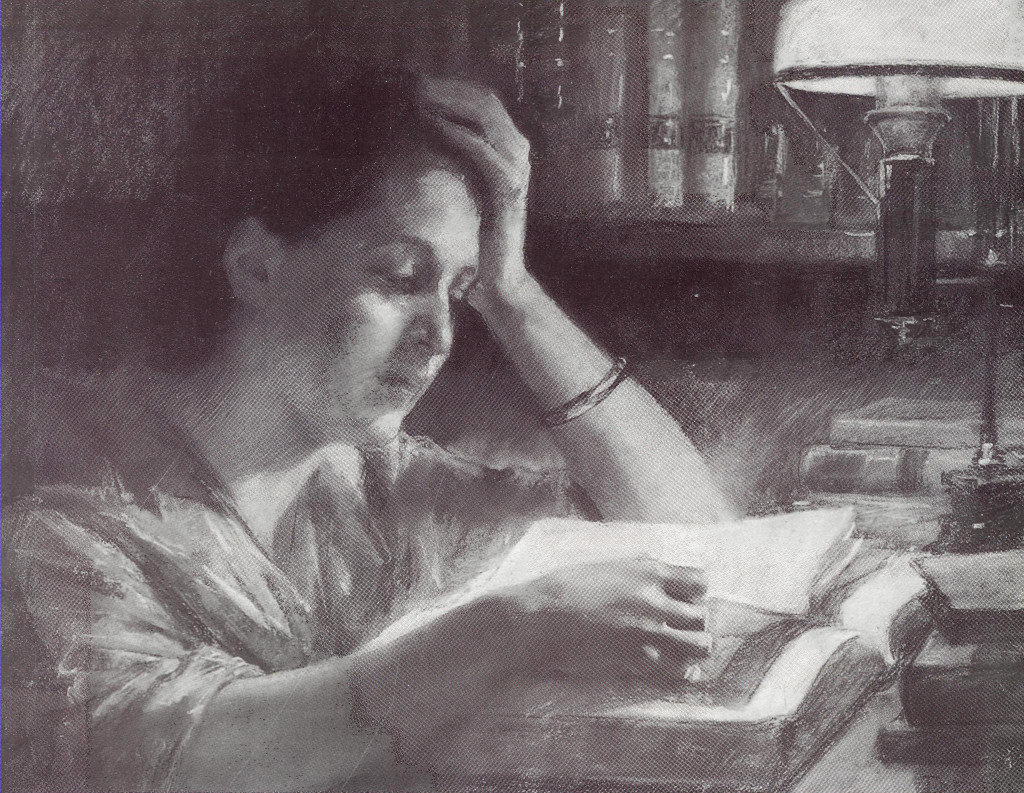 Edelfelt_Läsande_kvinna Reading Woman 1885
