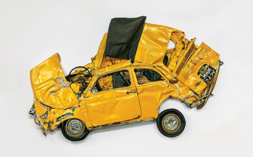 The Paris Review - Ron Arad's Haunting, Flattened Cars Remind of