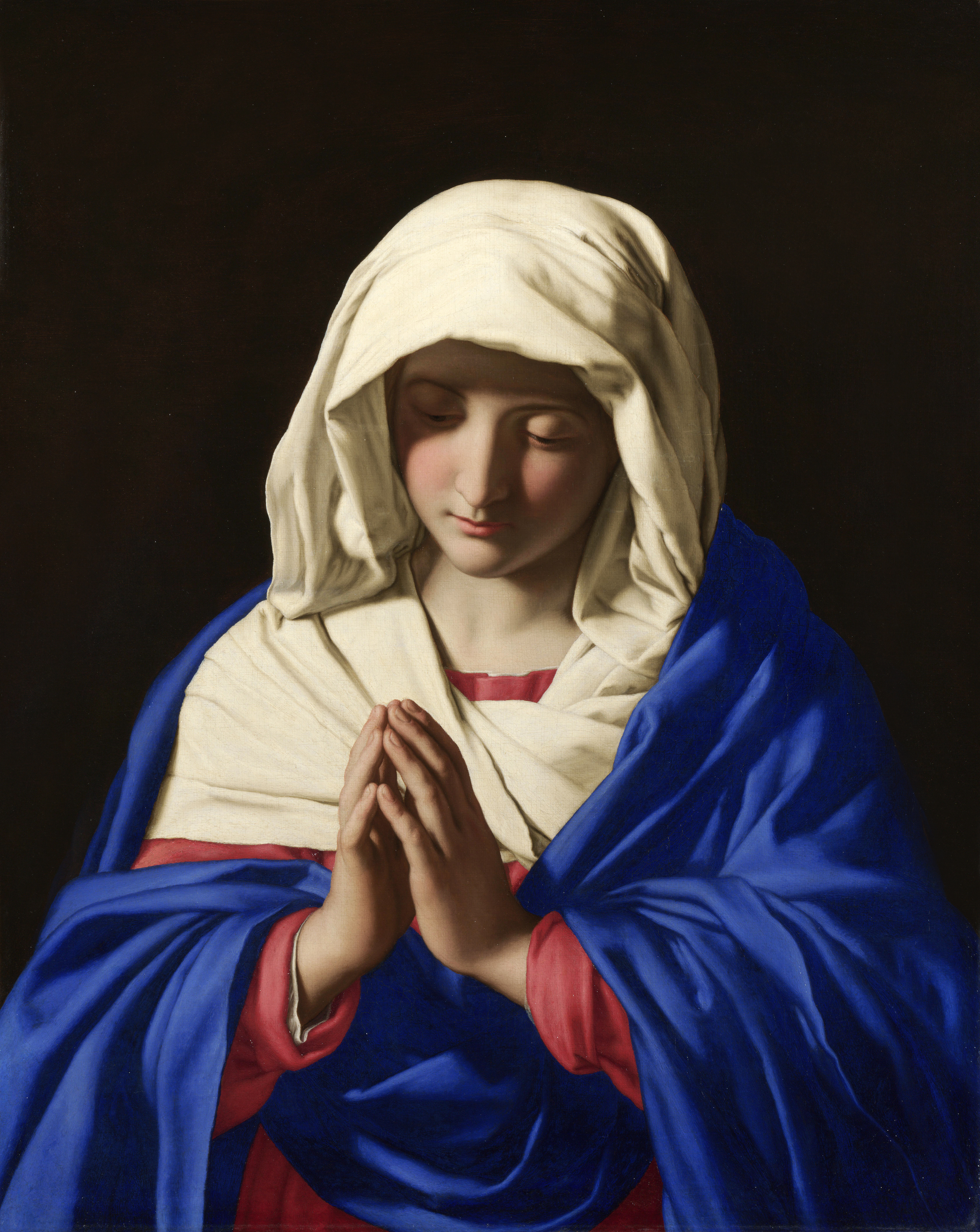 Full title: The Virgin in Prayer Artist: Sassoferrato Date made: 1640-50 Source: http://www.nationalgalleryimages.co.uk/ Contact: picture.library@nationalgallery.co.uk Copyright © The National Gallery, London
