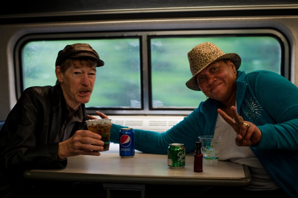 David and Julia on the Carolinian 80. Photo by Ivan Weiss.