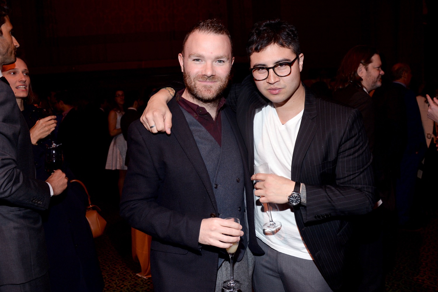 Darragh McKeon, Ian Seiter== The Paris Review 2016 Spring Revel== Cipriani 42nd Street, NYC== April 5, 2016== ©Patrick McMullan== Photo - Clint Spaulding/PMC==