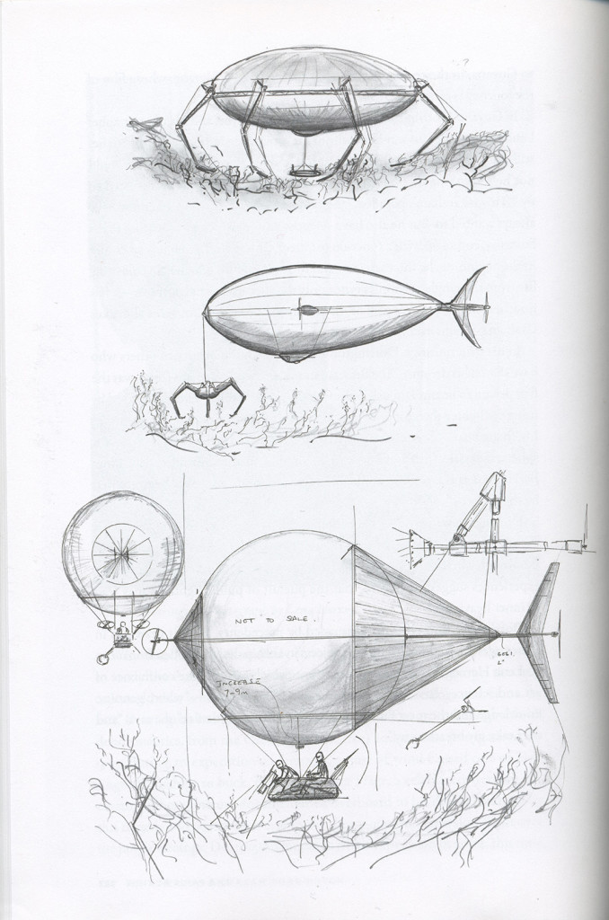 Airship designs by Graham Dorrington.