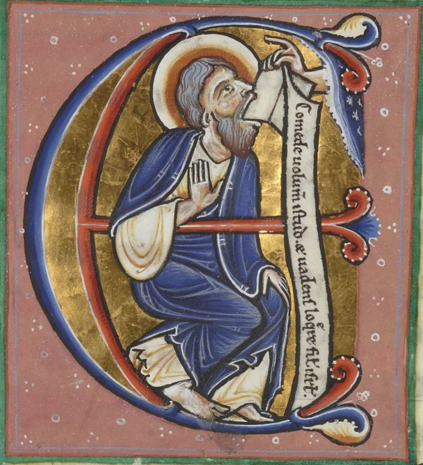 "You'll eat your words," God said, and lo, Ezekiel did. (Source gallica.bnf.fr)