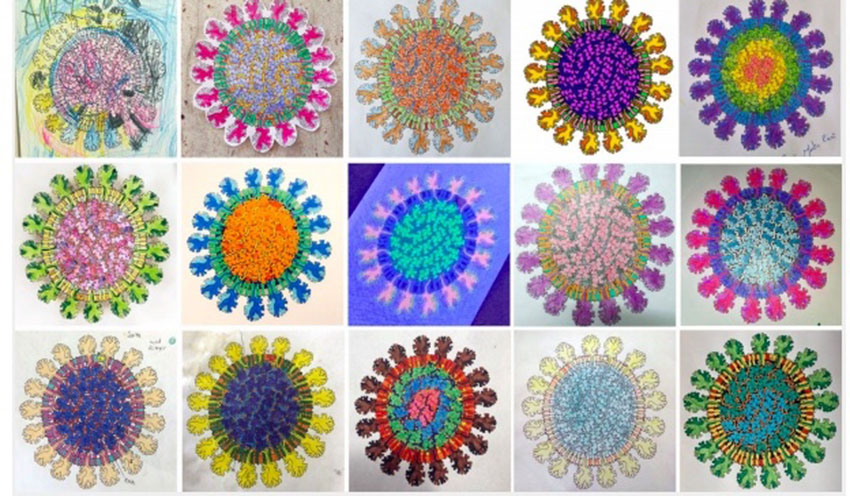 Coronavirus renderings