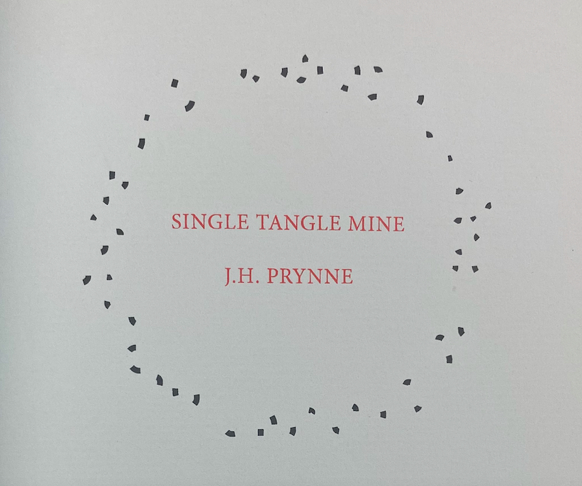 Prynne’s Last Poem