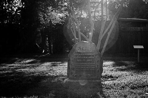 “When I enter the cemetery”