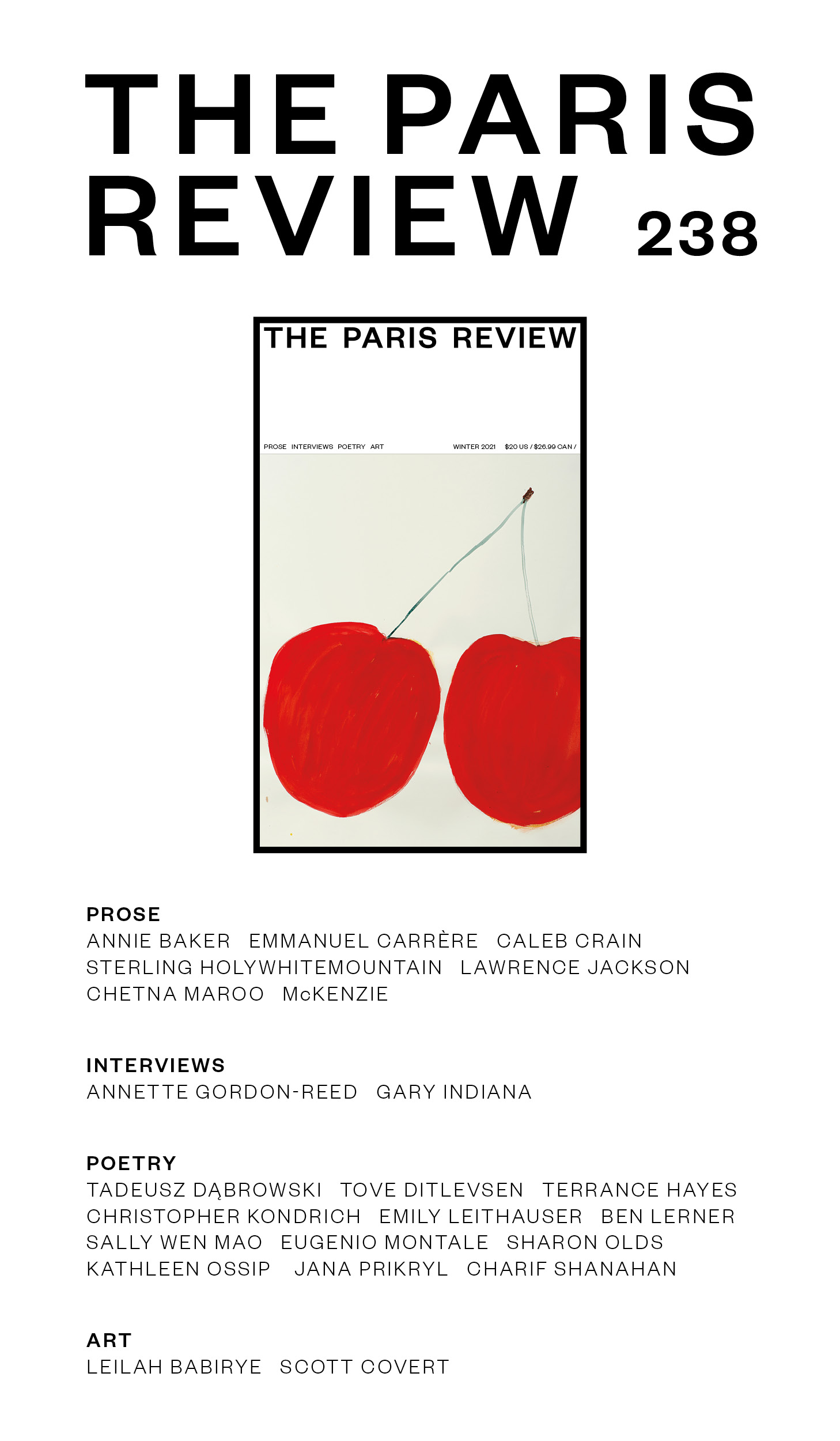 The Paris Review 238